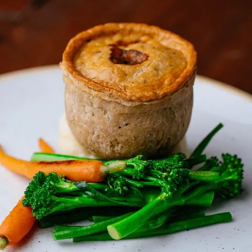 Roast Lamb, Mint & Vegetable Pie