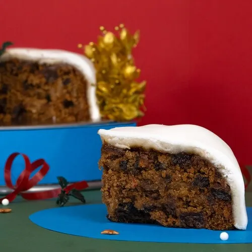 Christmas Iced Fruit Cake