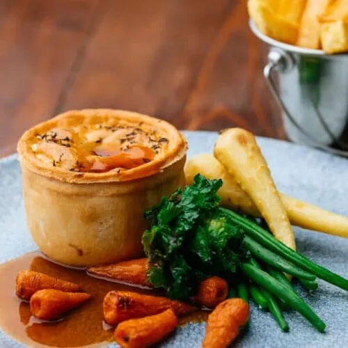 Spiced Cauliflower, Lentil and Spinach Pie